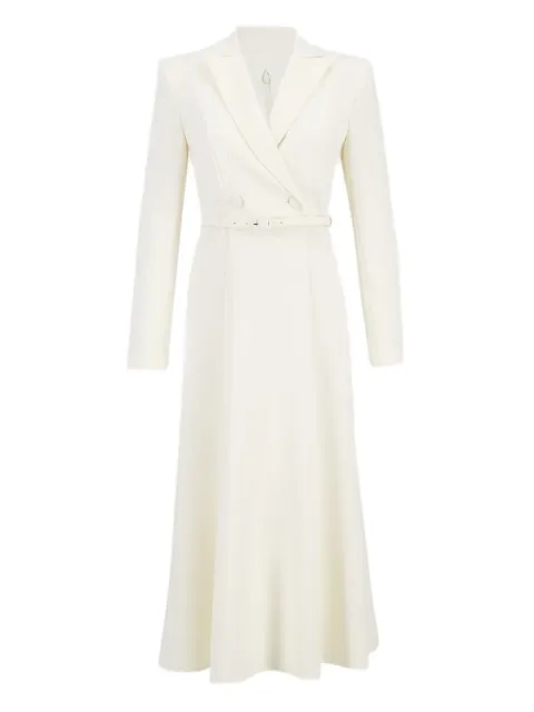 Roland Mouret belted double-breasted midi dress