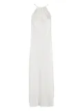 Antonelli satin maxi dress - White