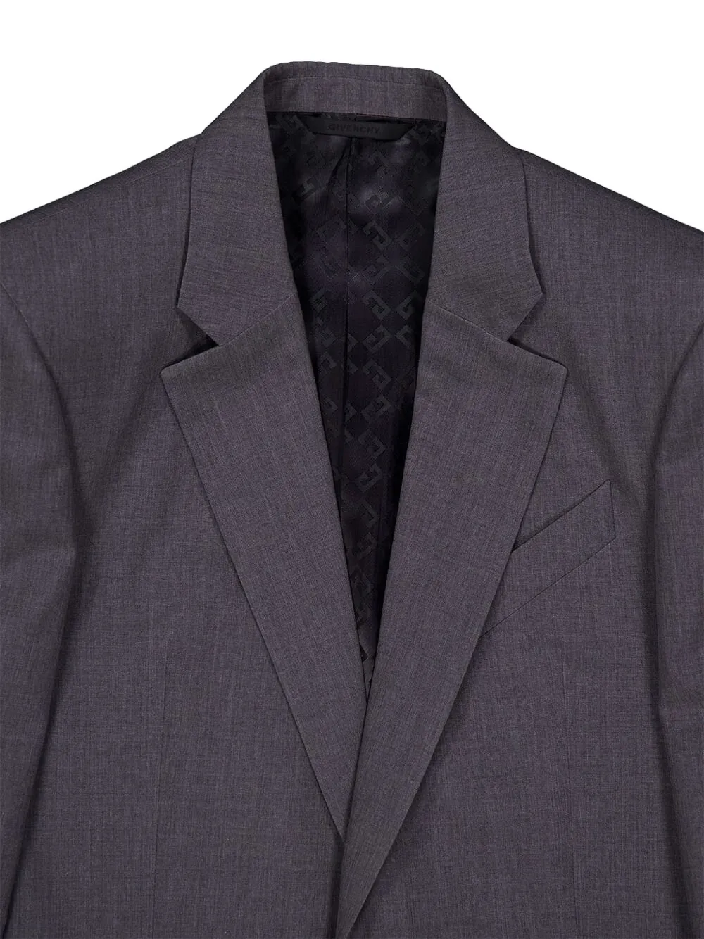 Givenchy Blazer met enkele rij knopen Grijs