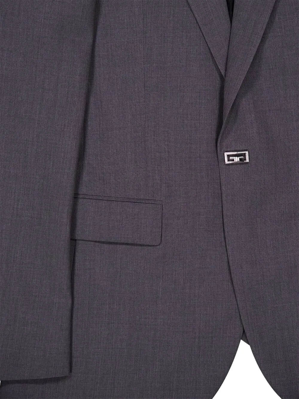 Givenchy Blazer met enkele rij knopen Grijs