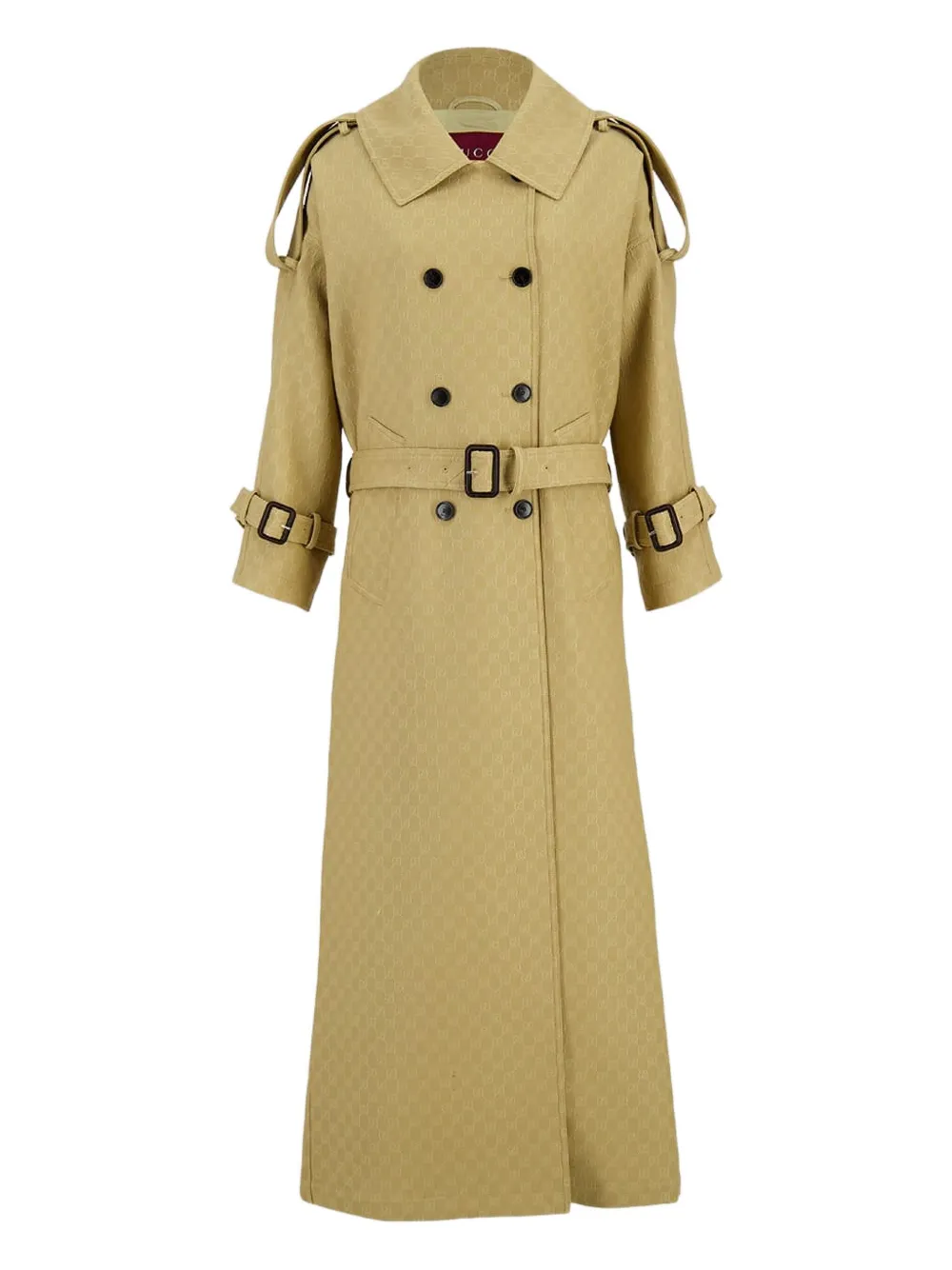 Gucci GG crêpe trenchcoat Beige