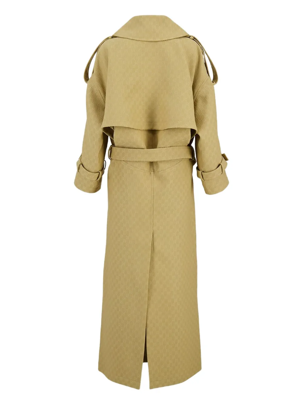 Gucci GG crêpe trenchcoat Beige