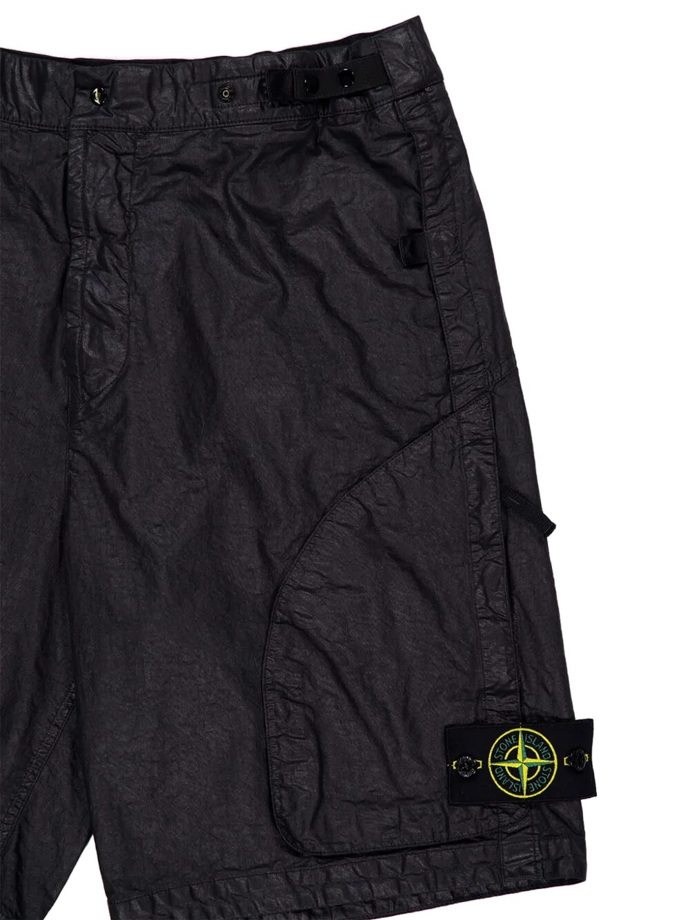 Stone Island L100010 cargo-pocket shorts Zwart