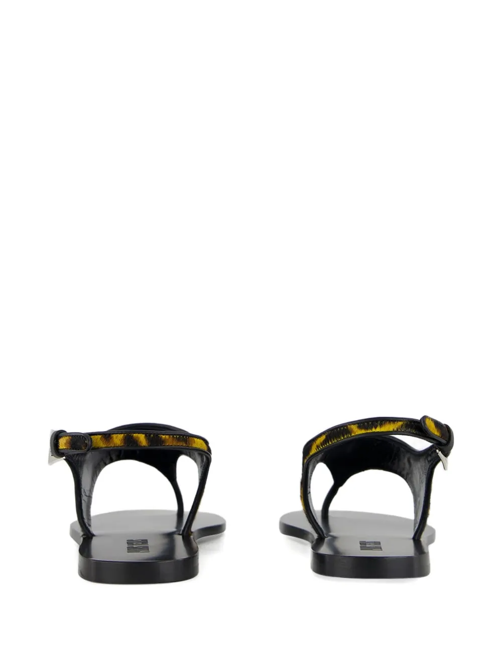 Paris Texas leopard-print flat sandals Brown