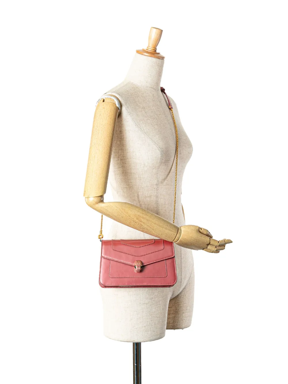 Bvlgari Pre-Owned bolsa crossbody Serpenti Forever Wallet on Chain de charol 2000-2024 | Estilos de archivo | Image 2