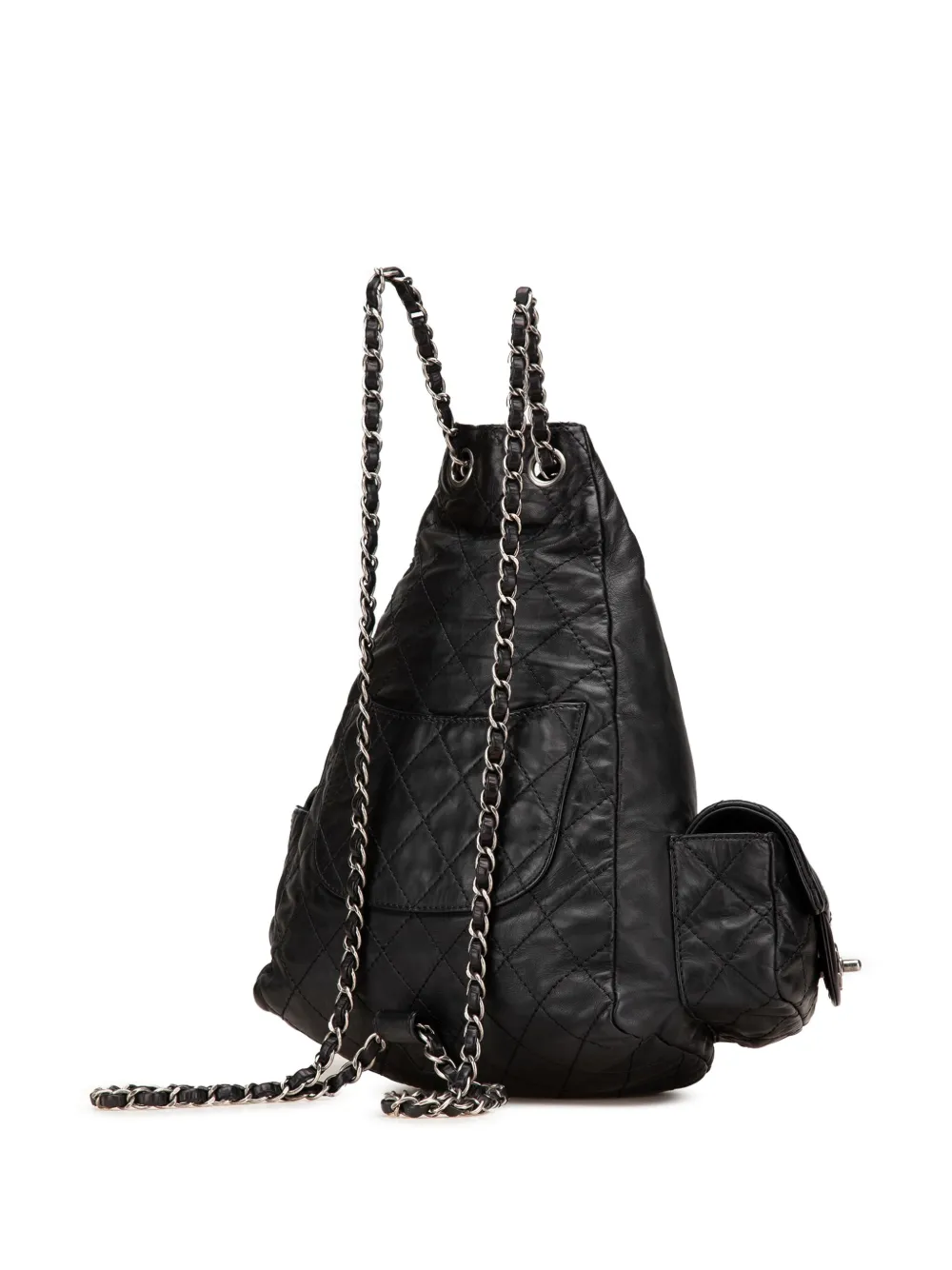 Pre-owned Chanel 2012-2013 Large Calfskin Is Back Backpack