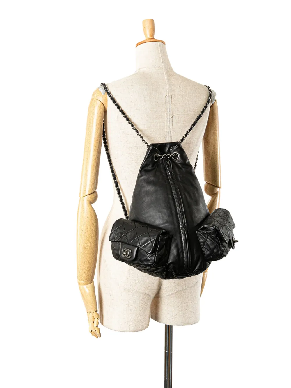 Pre-owned Chanel 2012-2013 Large Calfskin Is Back Backpack