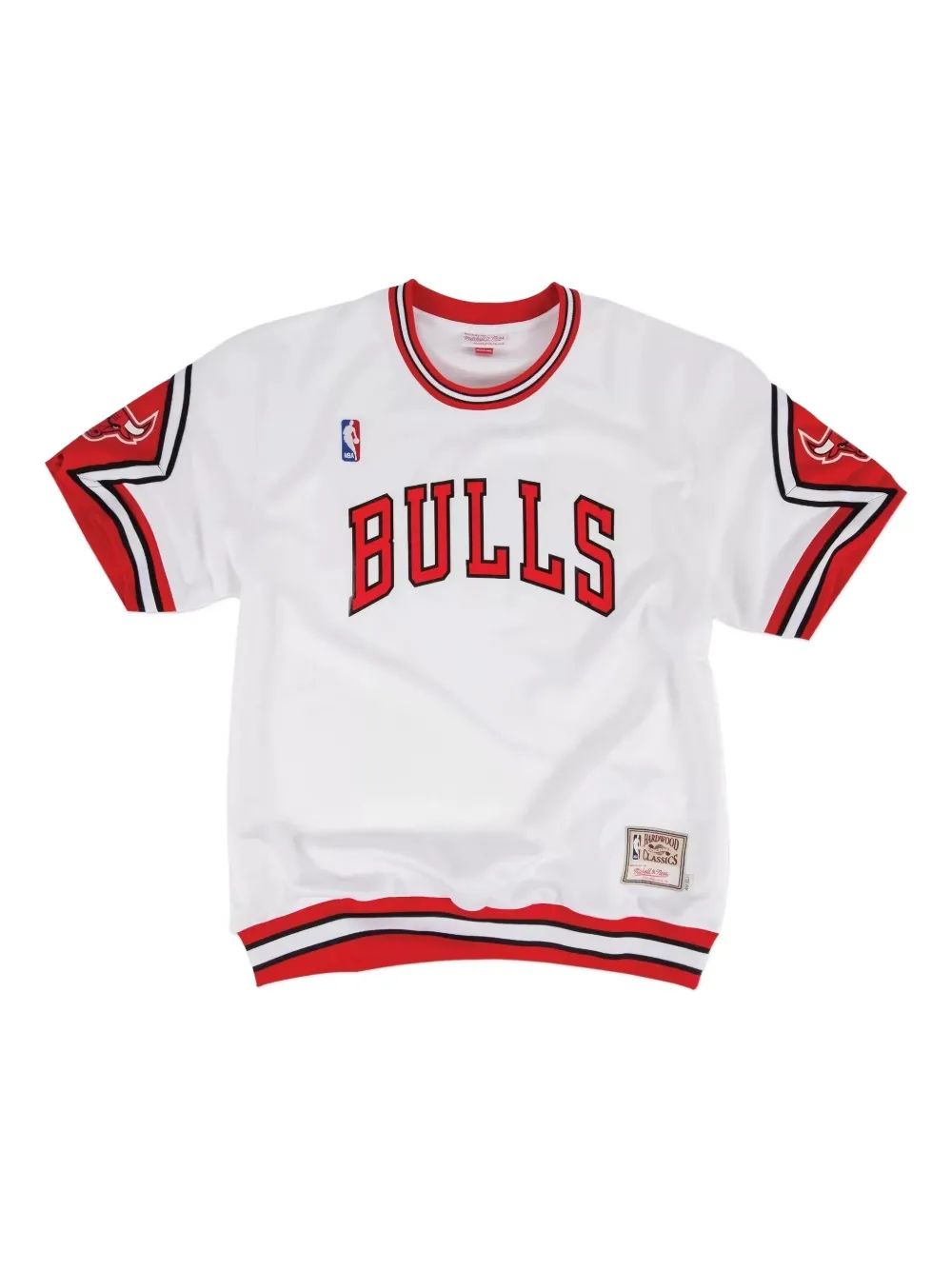 Mitchell & Ness 1987/88 Authentic "chicago Bulls" Shooting Shirt In White