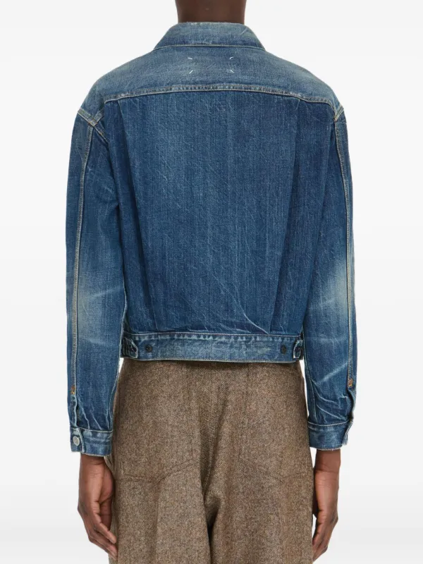 Maison Margiela デニムジャケット | ブルー | FARFETCH JP