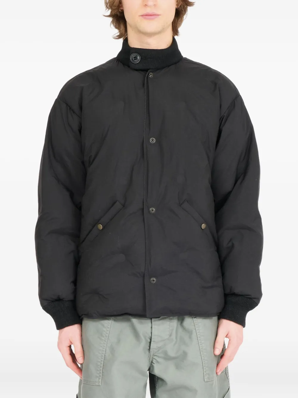 Maison Margiela Piumino con bottoni - Nero