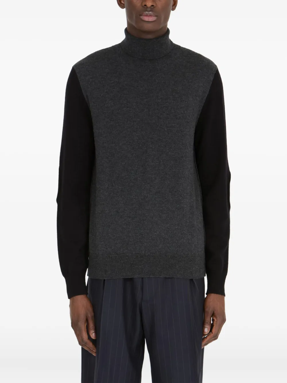 Maison Margiela パネル セーター - ブラック Maison Margiela パネル セーター - ブラック