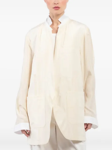 Jejia silk belted blazer