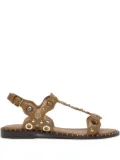 Ash Soft Brasil studded sandals - Brown