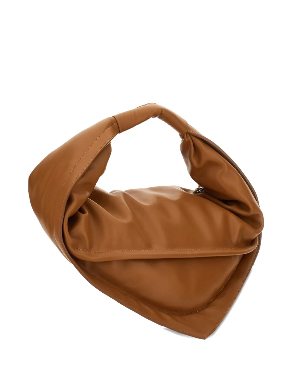 FEDERICO CINA Leren shopper Bruin