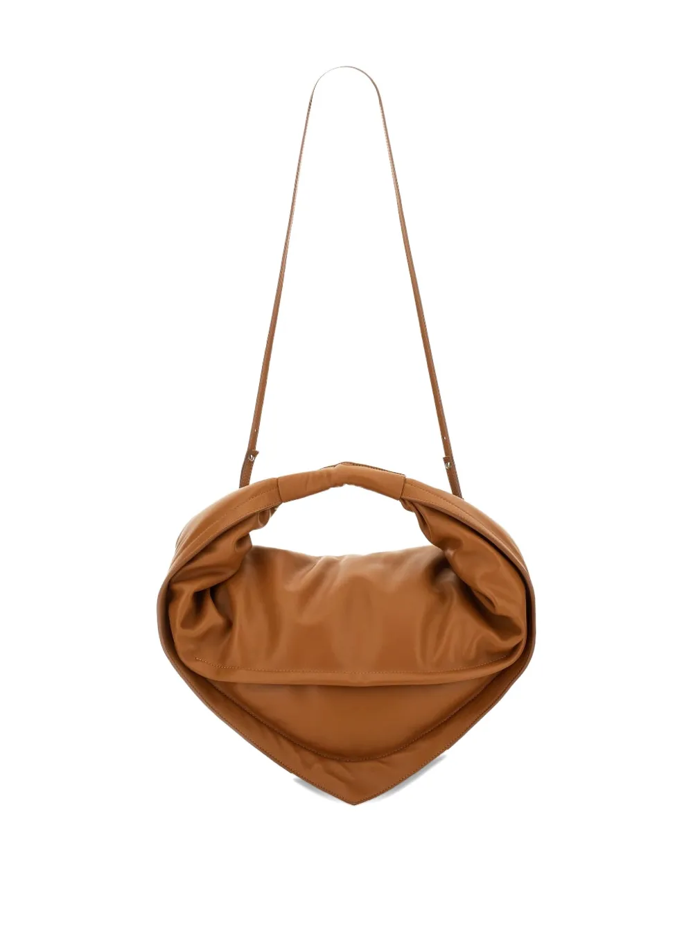 FEDERICO CINA Leren shopper Bruin