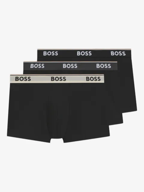 BOSS logo-waistband briefs (pack of three)