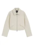 BOSS textured cropped jacket - Neutrals