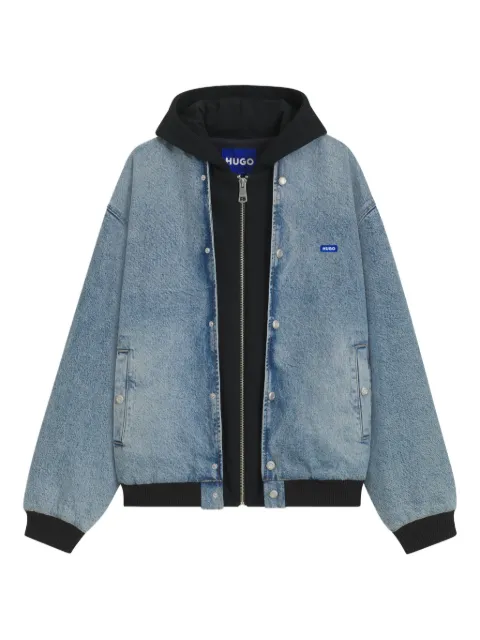 HUGO denim bomber jacket