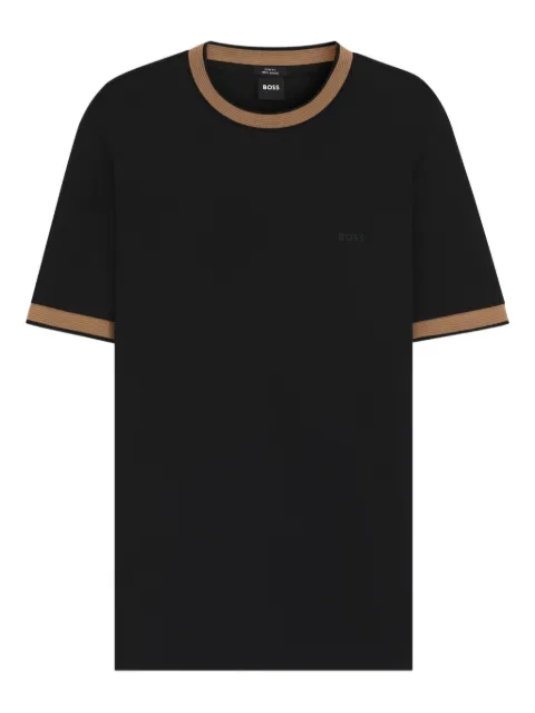 BOSS T-Shirt mit Kontrastdetails