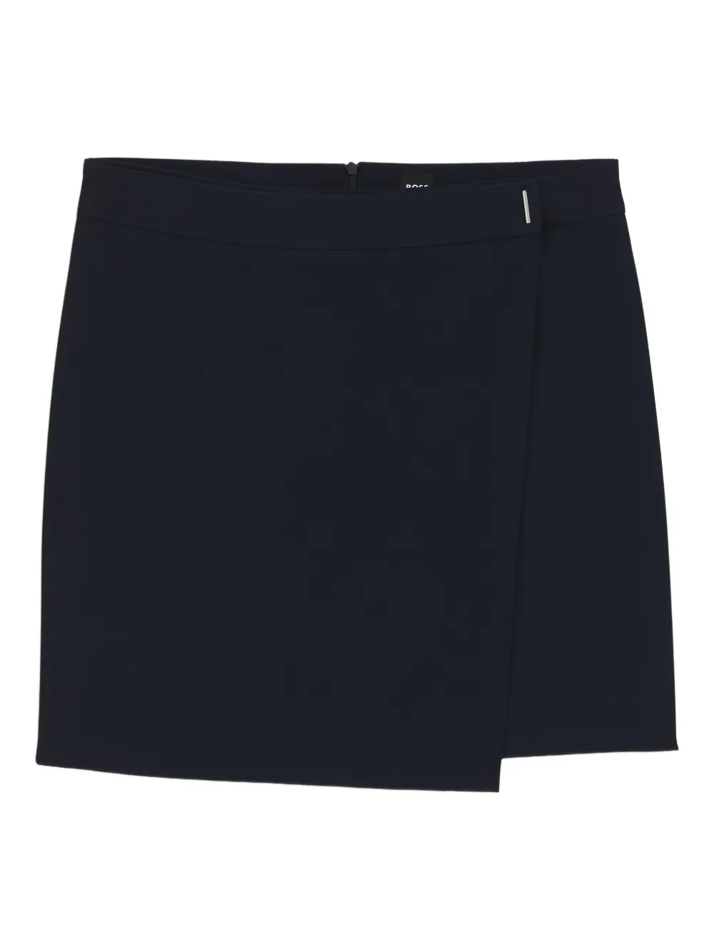 BOSS Mini-rok met wikkel-effect Blauw