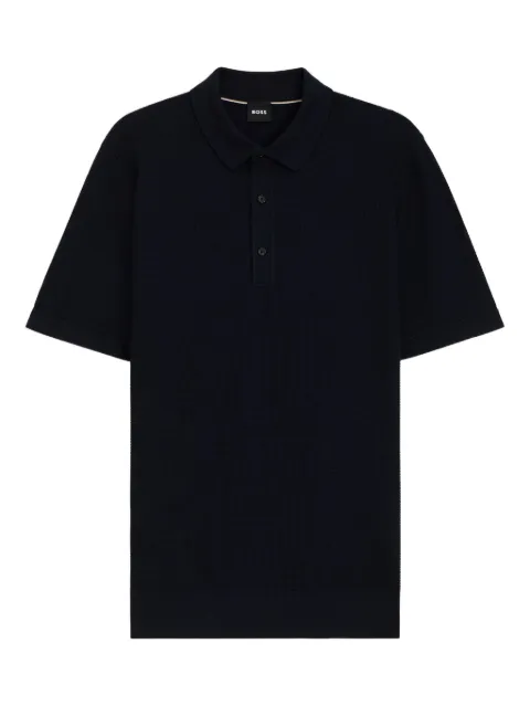 BOSS playera tipo polo manga corta