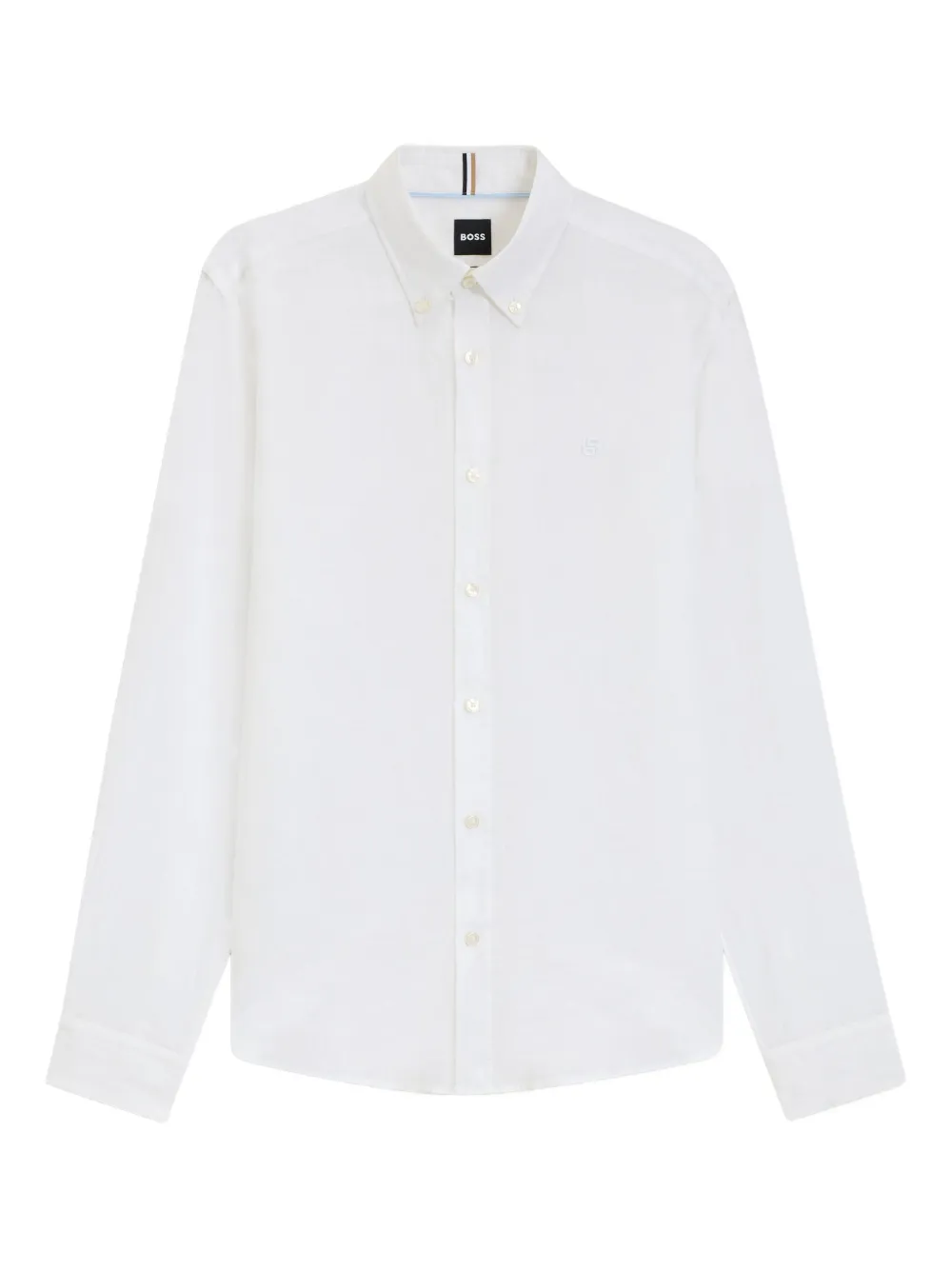 BOSS Button-up overhemd met lange mouwen Wit