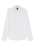 BOSS button-up long-sleeve shirt - White