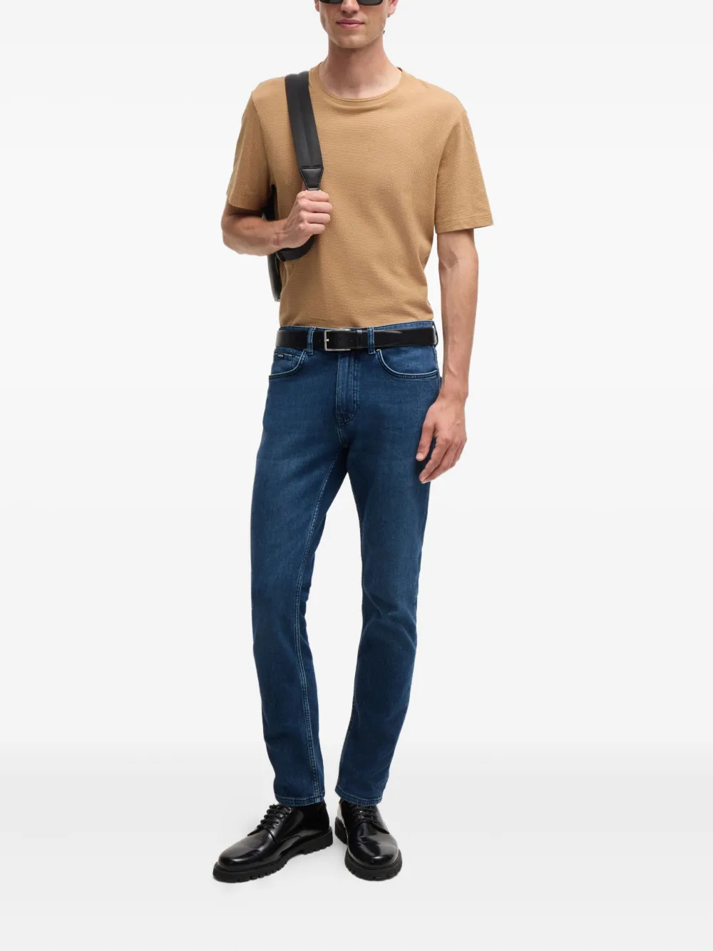 BOSS Donkerblauwe straight jeans