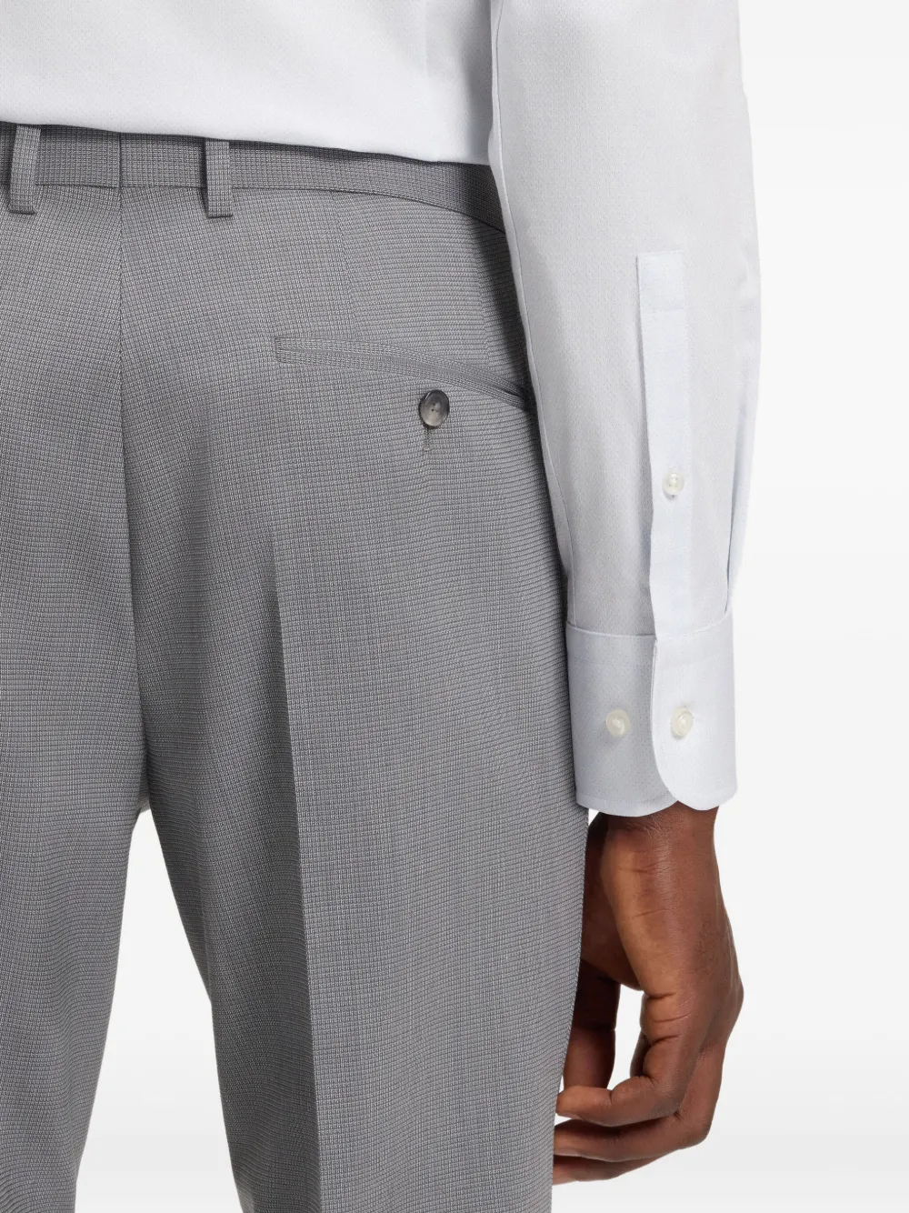 BOSS Button-up overhemd Wit