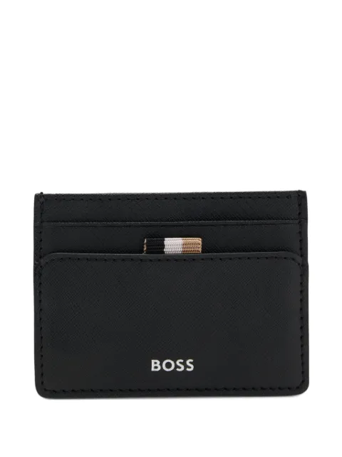 BOSS faux-leather cardholder
