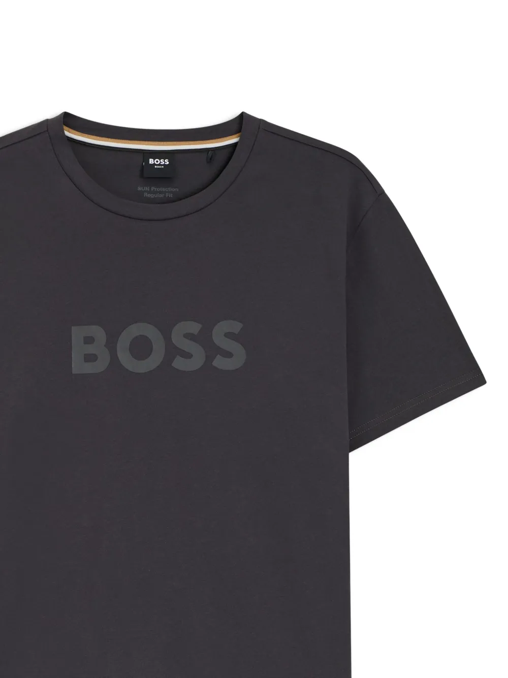 BOSS playera con logo en relieve y cuello redondo | Playeras | Image 2