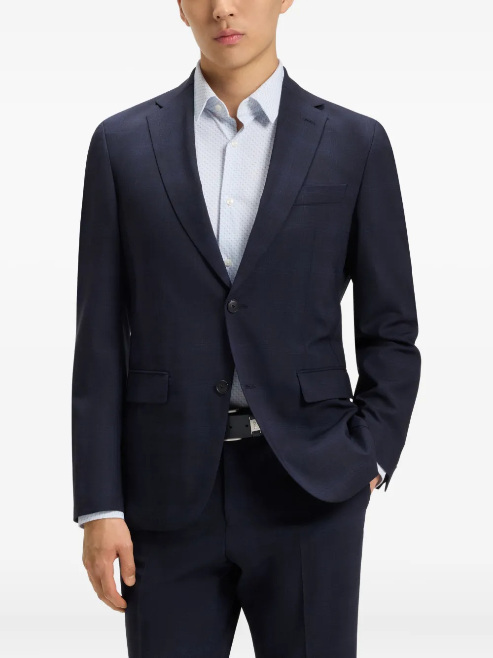 BOSS Pak met enkele rij knopen Blauw