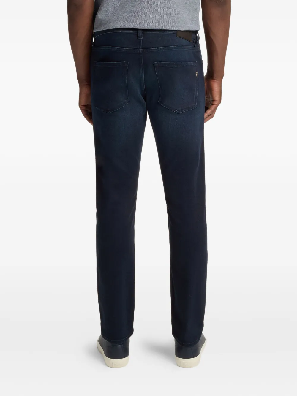 BOSS Jeans met logopatch Blauw