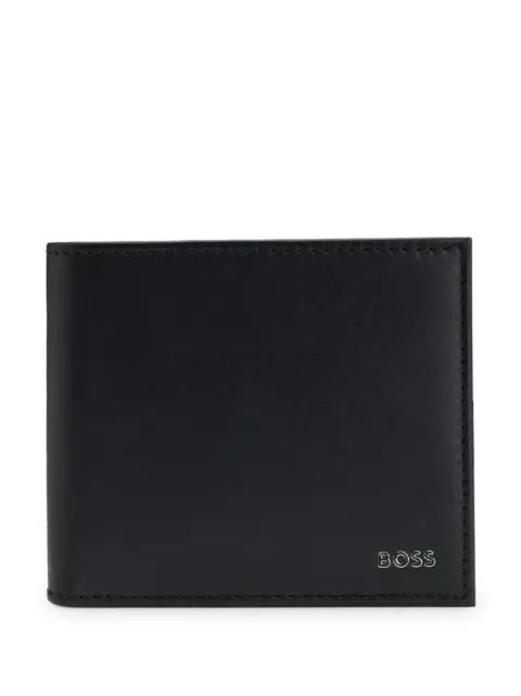 BOSS bi-fold leather wallet