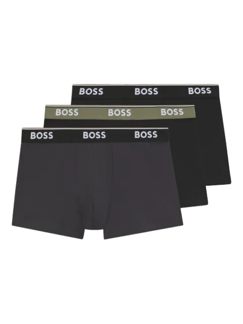 BOSS logo-waistband briefs (pack of three)
