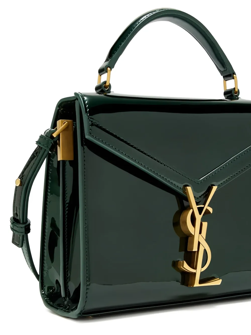 Saint Laurent Cassandre mini-tas Groen