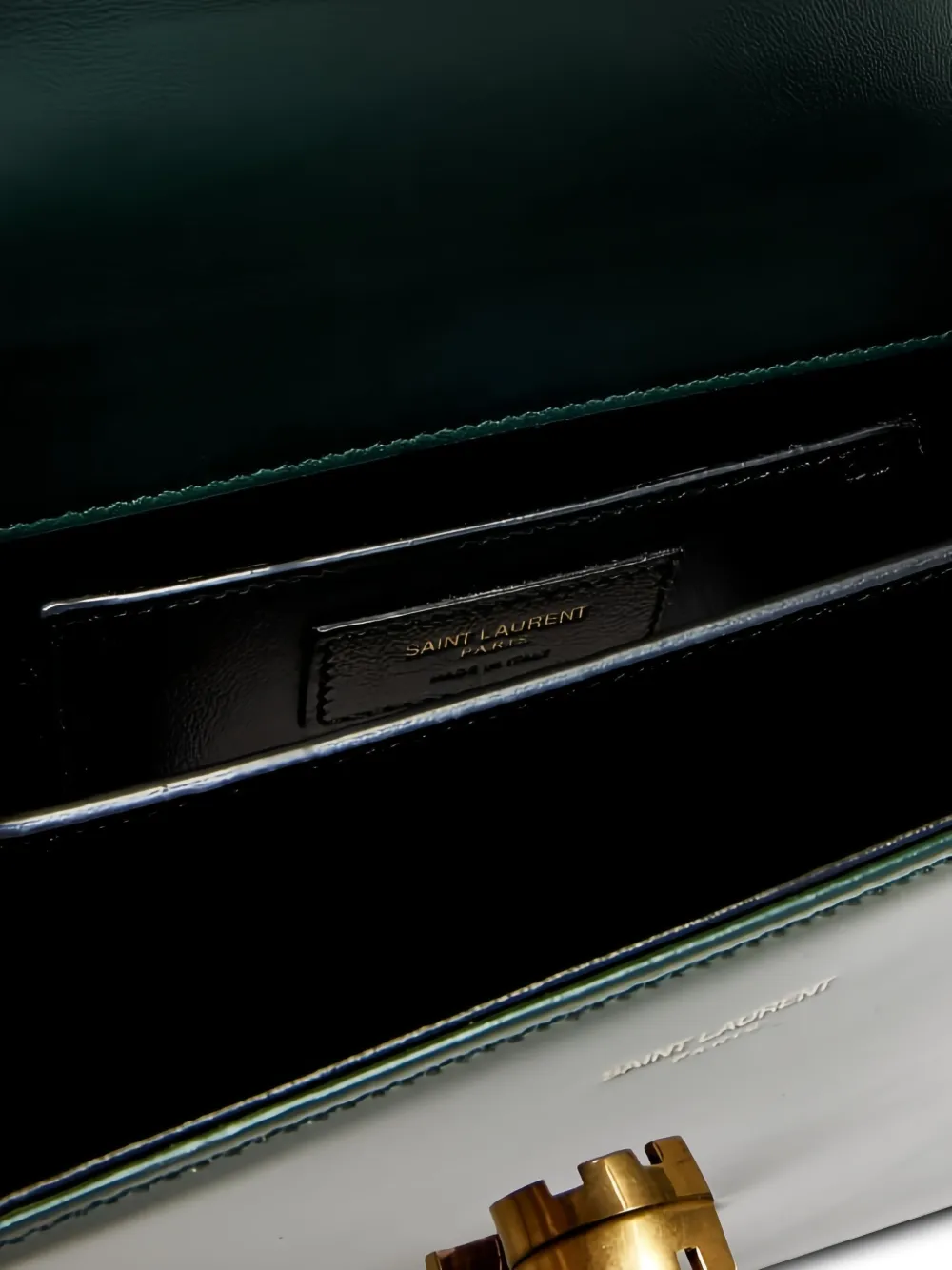 Saint Laurent Cassandre mini-tas Groen