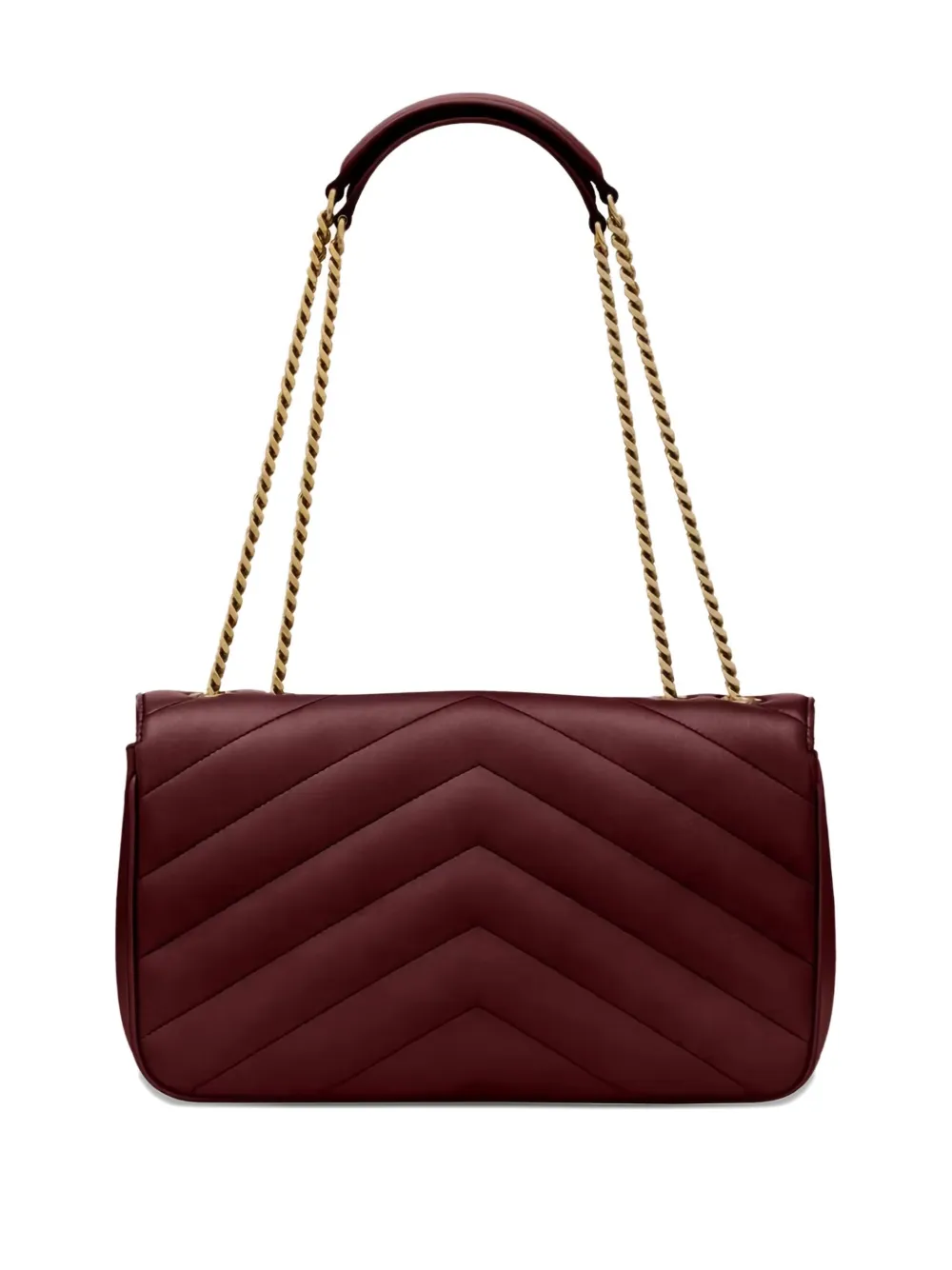 Saint Laurent Loulou medium schoudertas - Rood