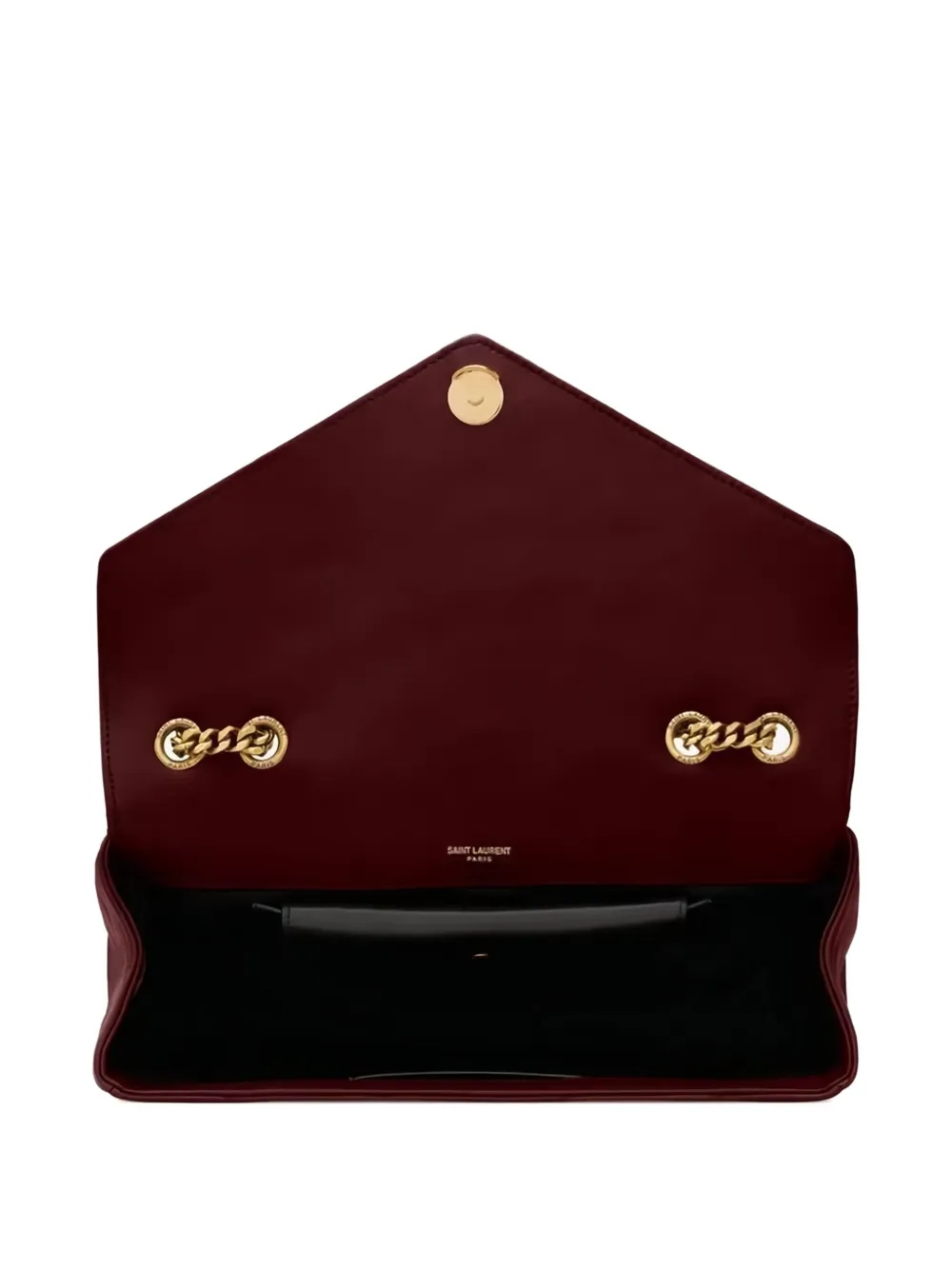 Saint Laurent Loulou medium schoudertas Rood