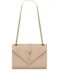 Saint Laurent Envelope medium shoulder bag - Neutrals
