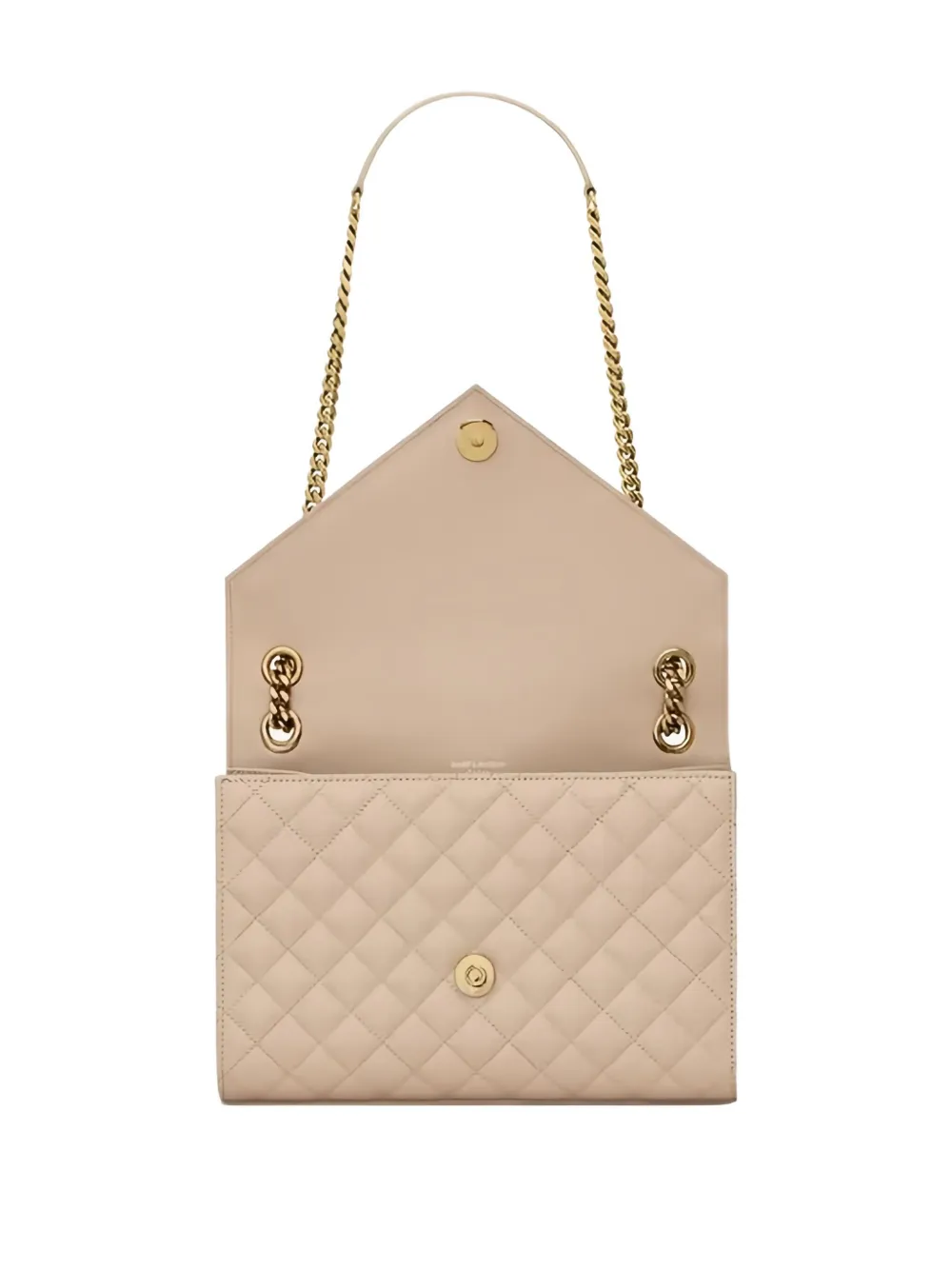 【SAINT LAURENT】ENVELOPE MEDIUM SHOULDER BAG Saint Laurent Envelope Medium Chain Bag in Mix Matelassé