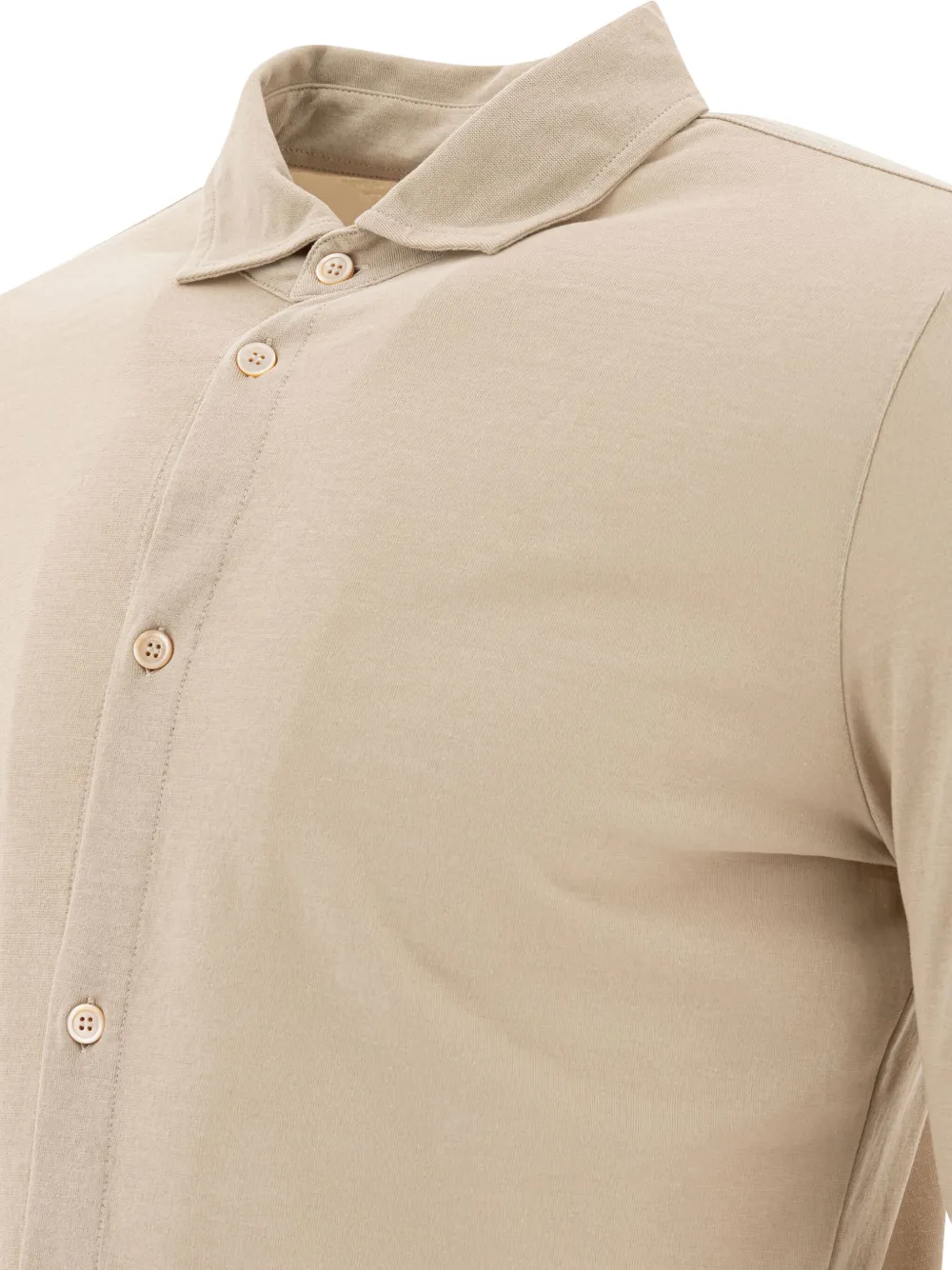 Zanone Overhemd met lange mouwen Beige