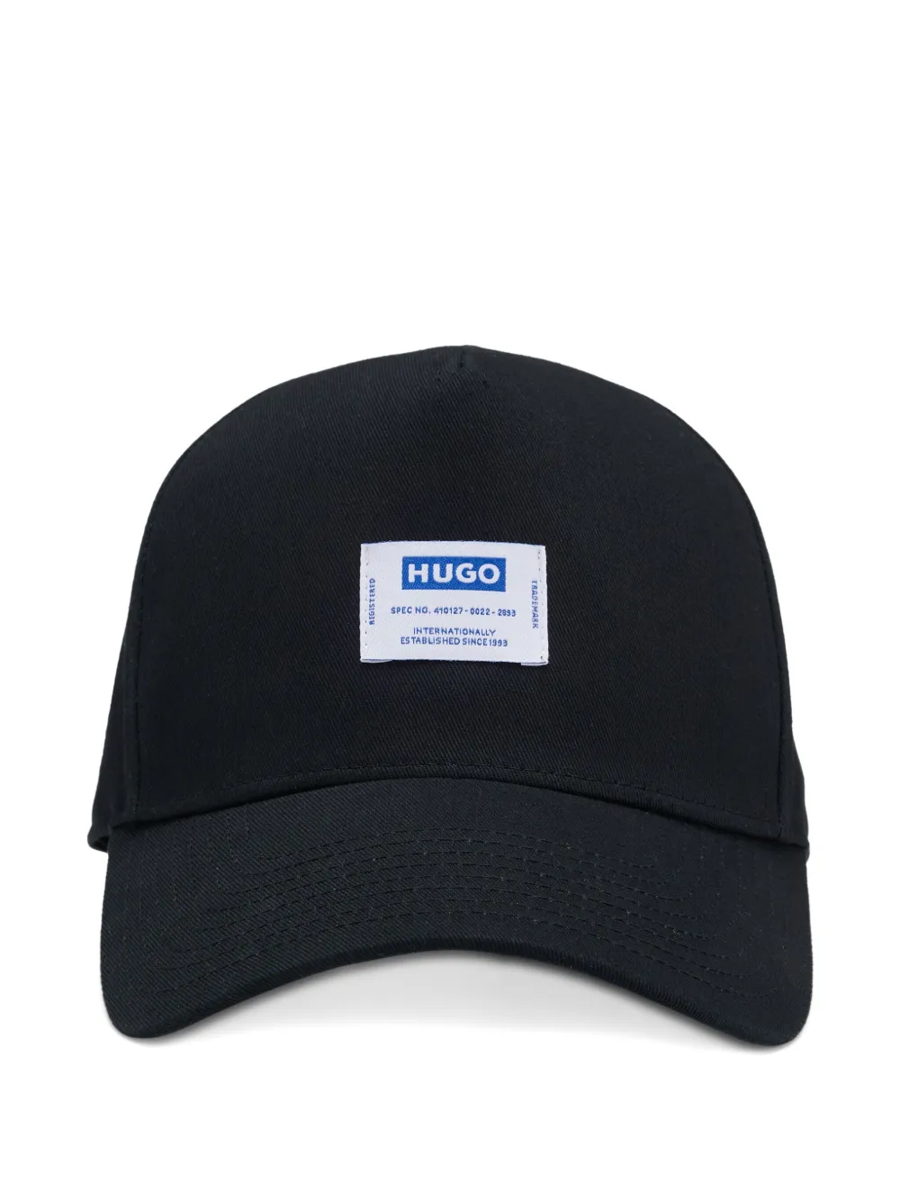 HUGO Boné de algodão | Preto | Image 1