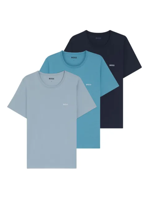 BOSS Kit 3 camisetas com logo