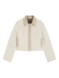 BOSS tweed cropped jacket - Neutrals