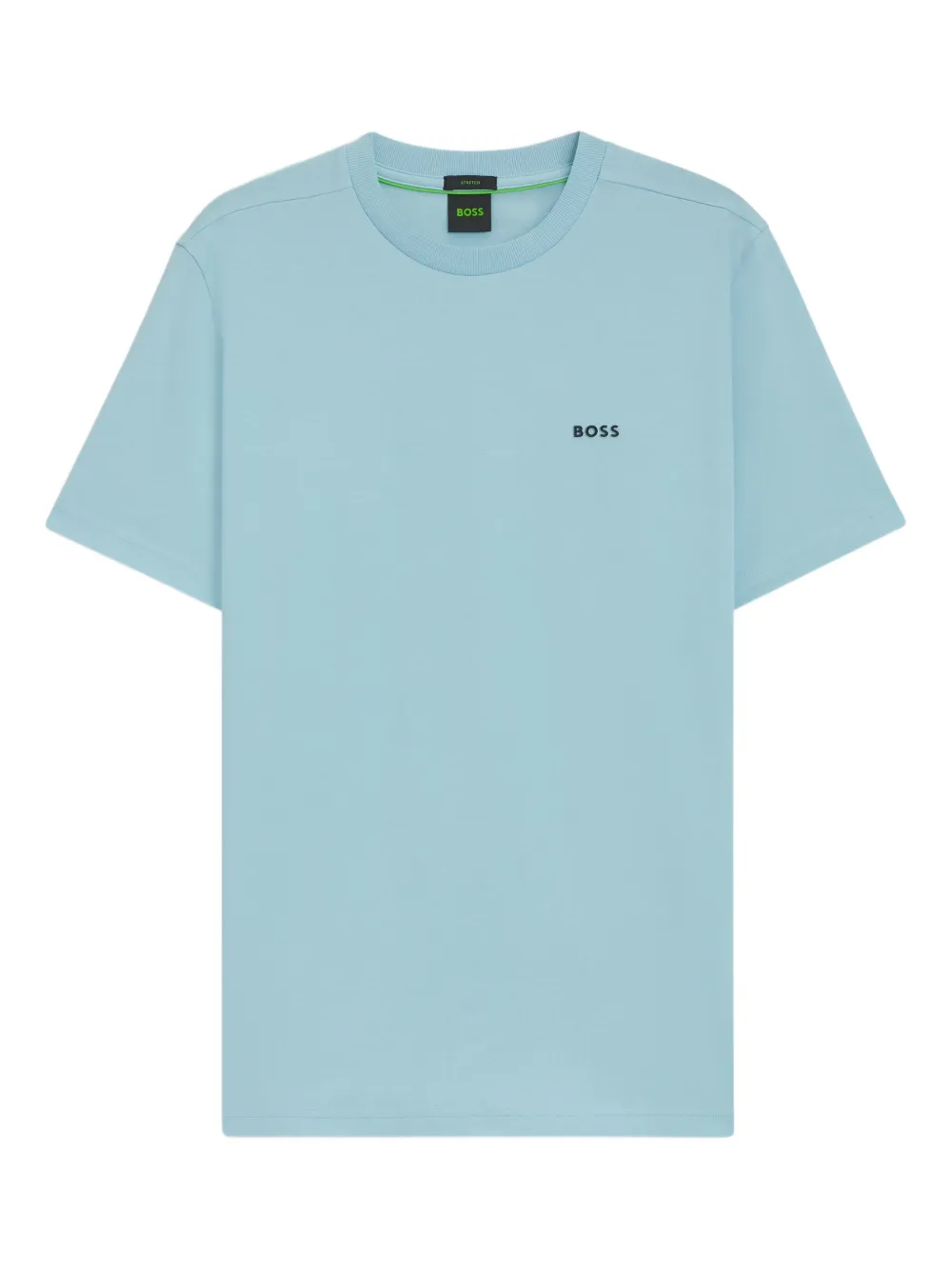 BOSS logo-detail crew-neck T-shirt | Blue | Image 1