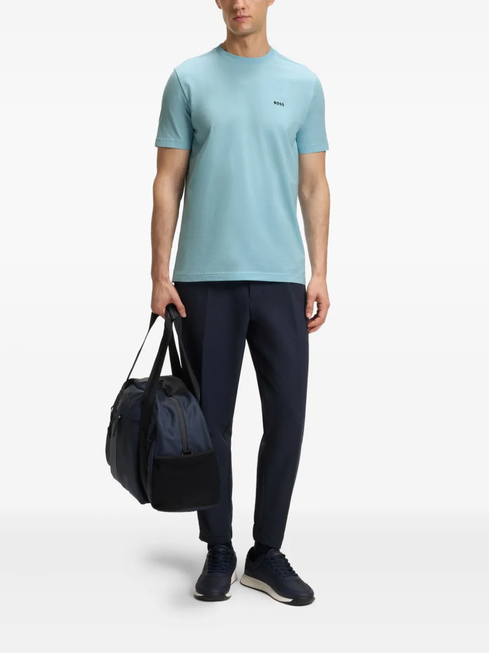 BOSS logo-detail crew-neck T-shirt | T-Shirts | Image 2