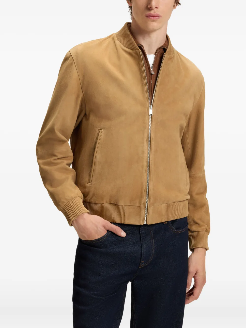 BOSS veste bomber en daim | Vestes bomber | Image 2
