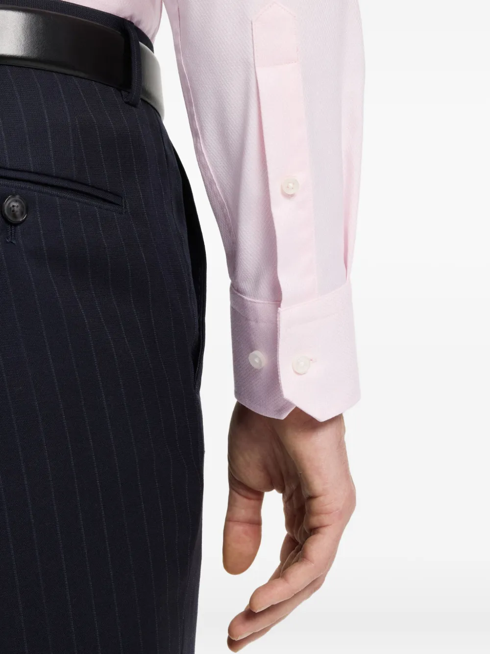 BOSS Button-up overhemd Roze