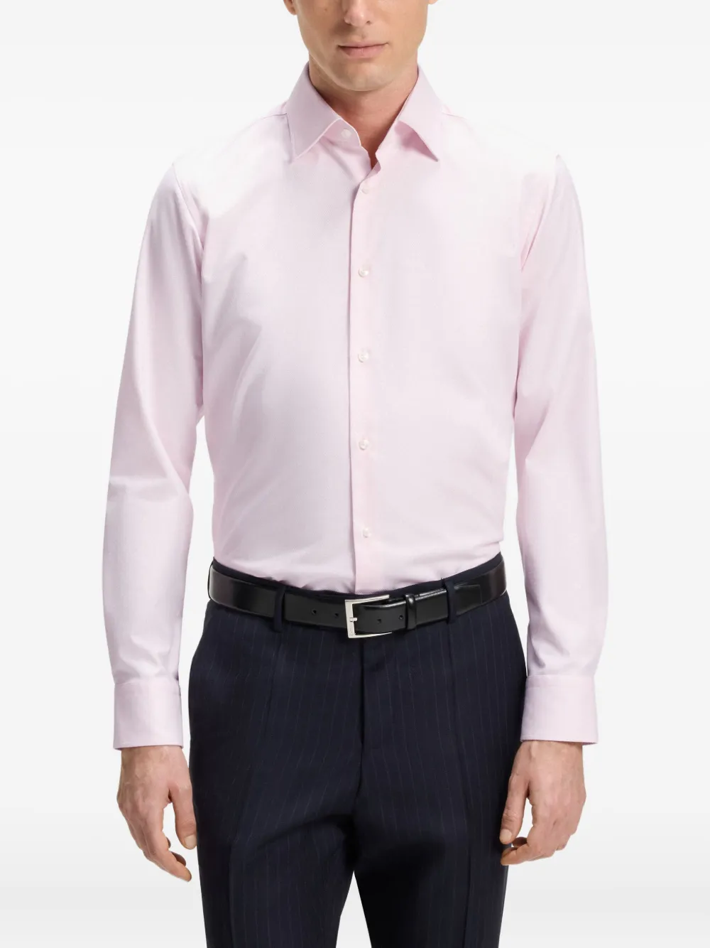 BOSS Button-up overhemd Roze